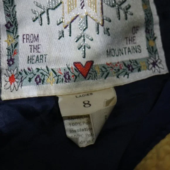 VTG OBERMEYER Multicolor Ski Jacket Sz 8 Wmn - Picture 5 of 15